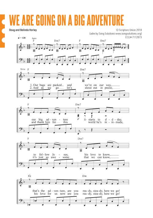Big Adventure sheet music
