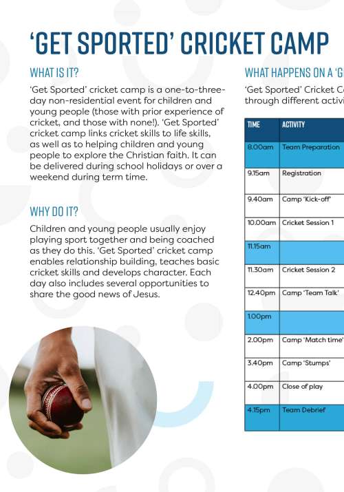 Get Sported cricket camp Get Sported cricket camp
