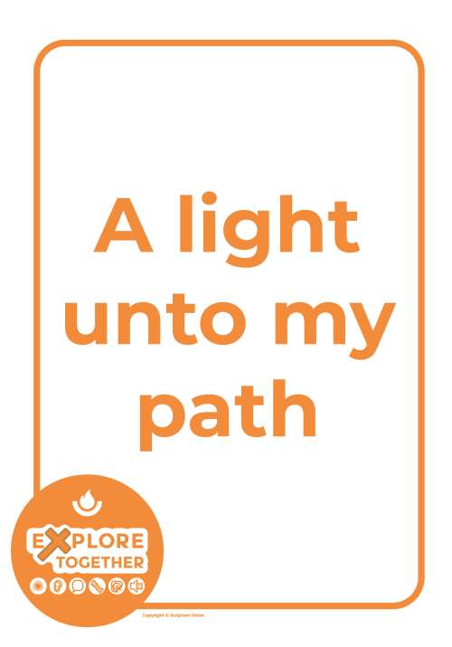 A light unto my path A light unto my path