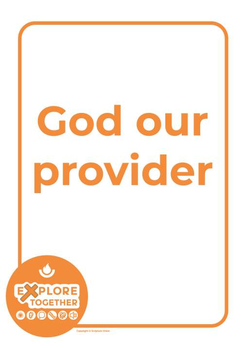 God our provider God our provider