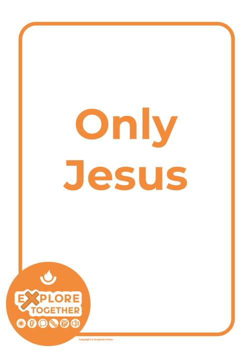 Only Jesus Only Jesus