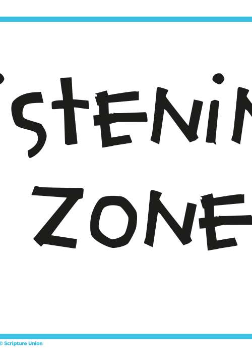 Explore Together blue zone signs