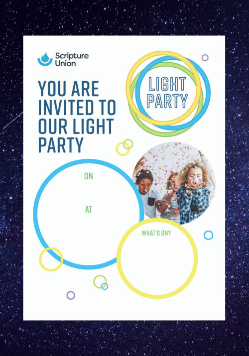 Light Party Poster - Children Light Party Poster - Children
