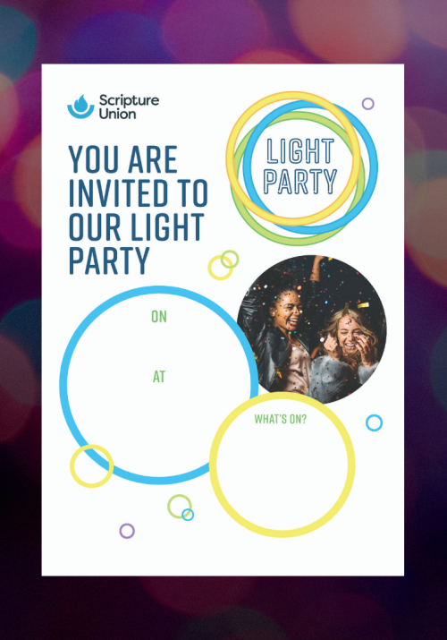 Light Party Poster - Youth Light Party Poster - Youth