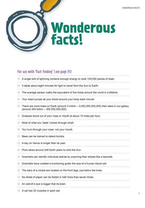 Wondrous Facts