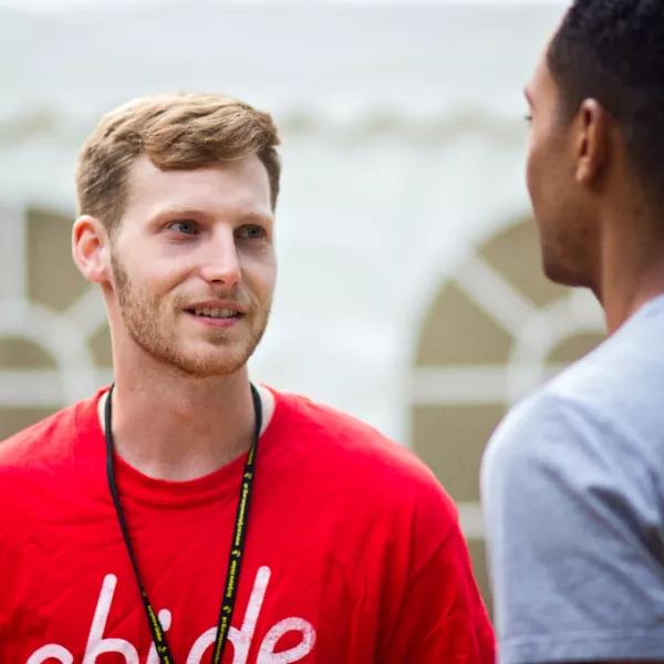 Volunteer Smiling