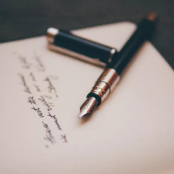 A fountain pen