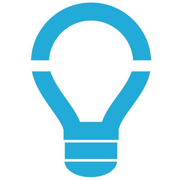 Icon of a lightbulb