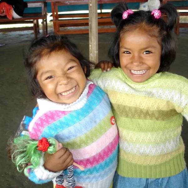 Girls in Peru