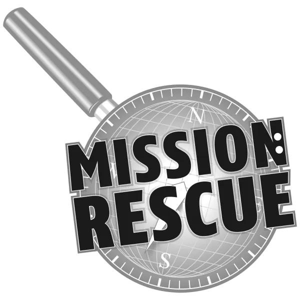 Mission Rescue logo (B&W)