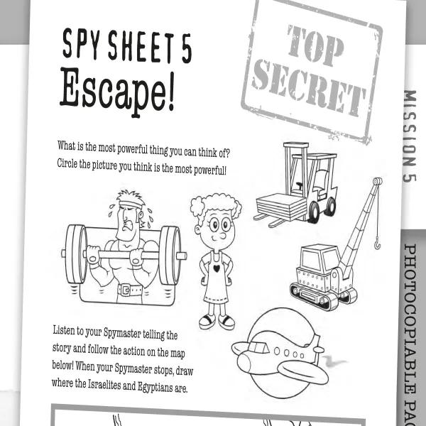 Spy sheet 5