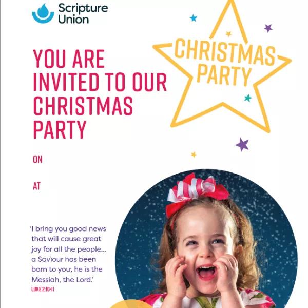 Christmas Party Poster & Invitations - Colour