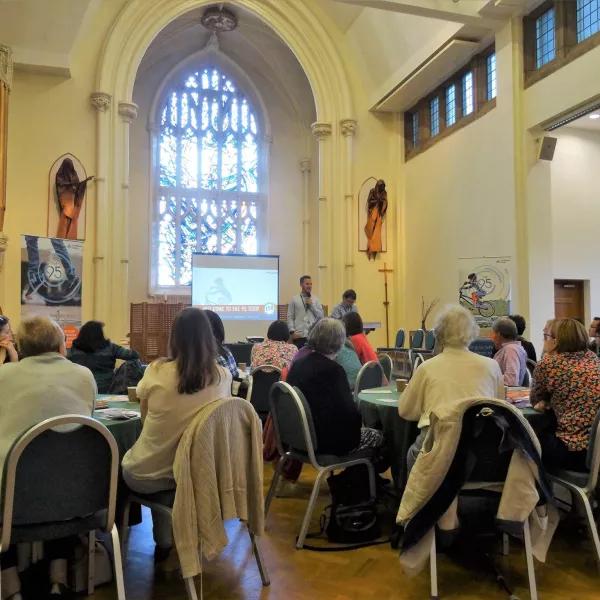 Group of Adults in Church 