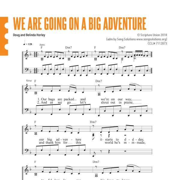 Big Adventure sheet music