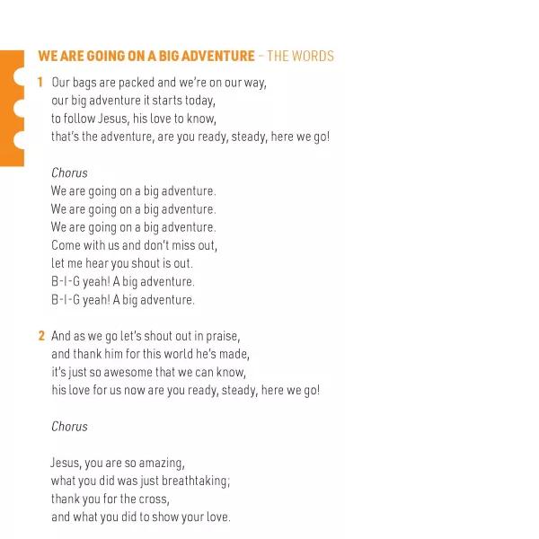 Big Adventure lyrics