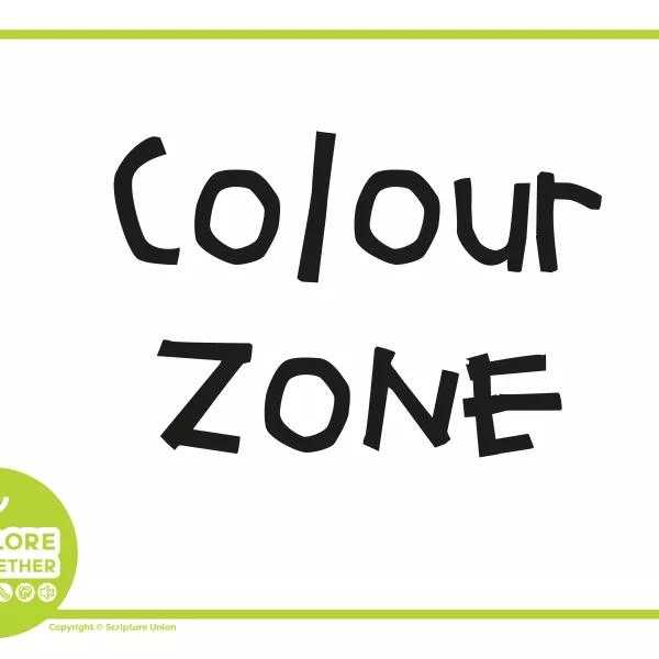 Explore Together green zone signs