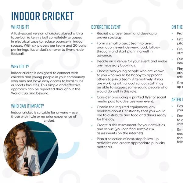 Indoor cricket