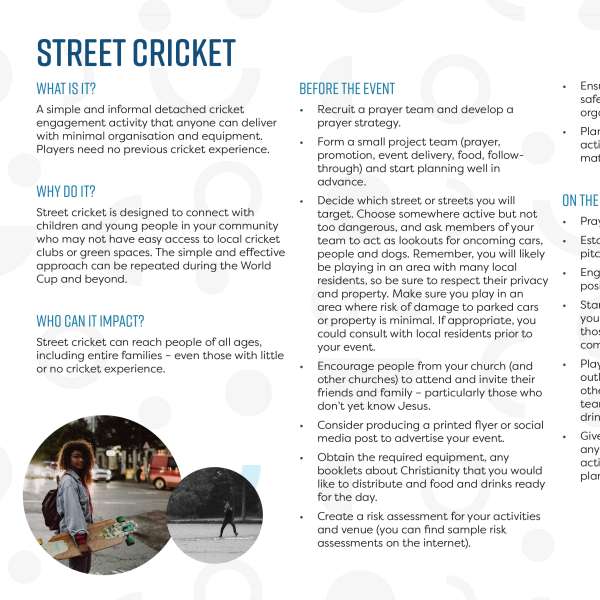 Street cricket Street cricket