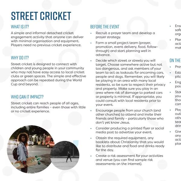 Street cricket