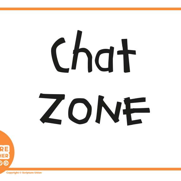 Explore Together orange zone signs