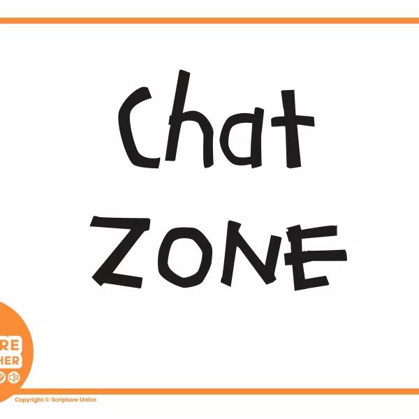Explore Together orange zone signs