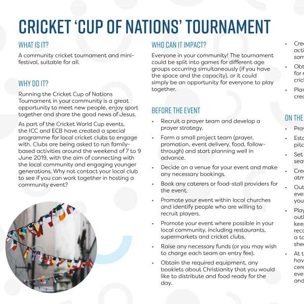 Cricket Cup of Nations tournament