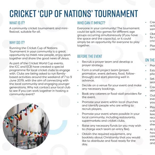 Cricket Cup of Nations tournament