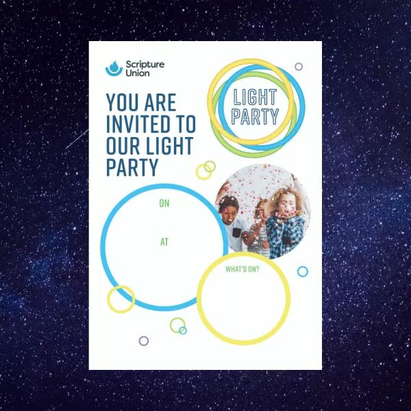 Light Party Poster - Children