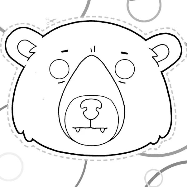 Animal mask templates