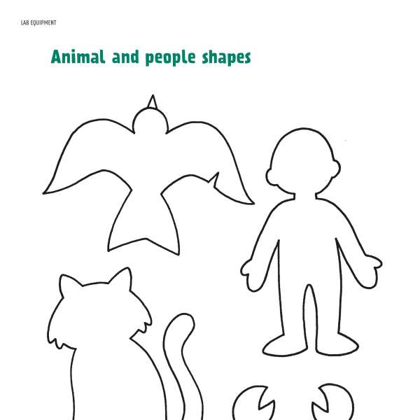 Animal and people shapes
