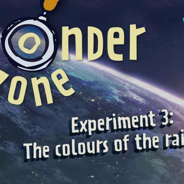 Experiment 3: The colours of the rainbow