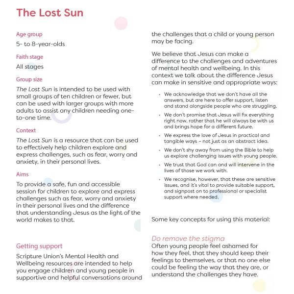 The Lost Sun resource