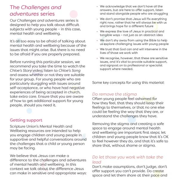 Chloe’s story session outline