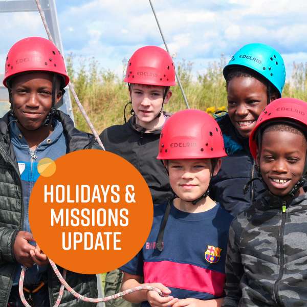 Holidays and missions update