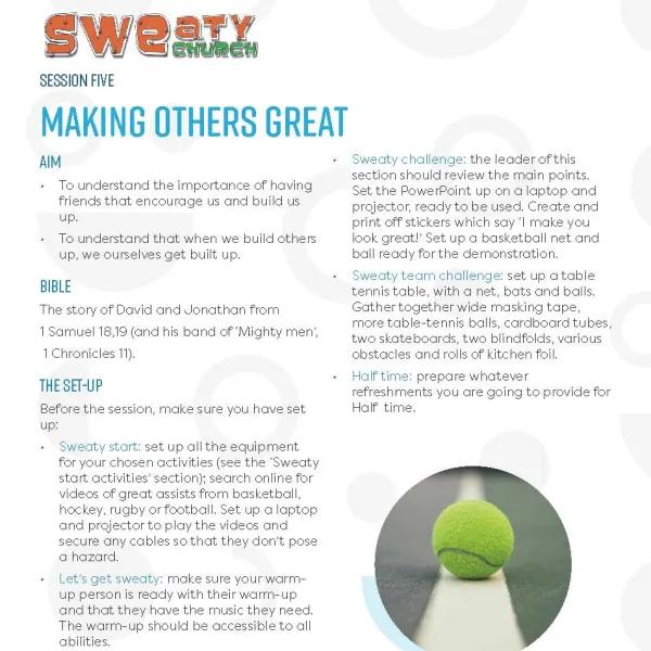 Making others great