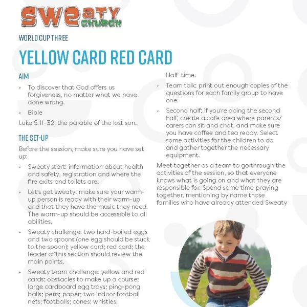 Word Cup 3 Yellow Card Red Card