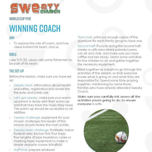 Word Cup 5 Winning coach