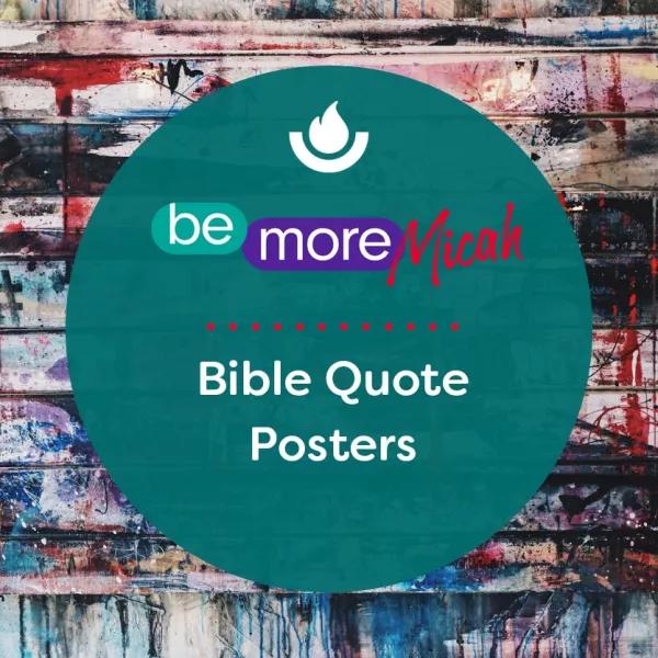 Bible Quote Posters 