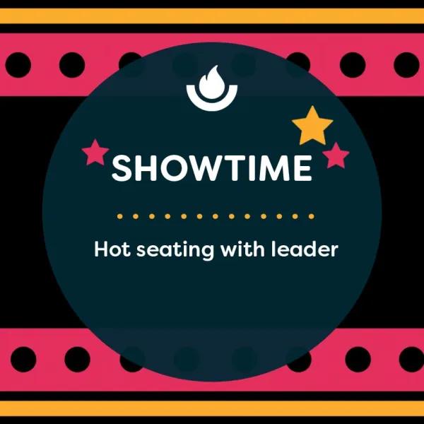 Hot seating with leader