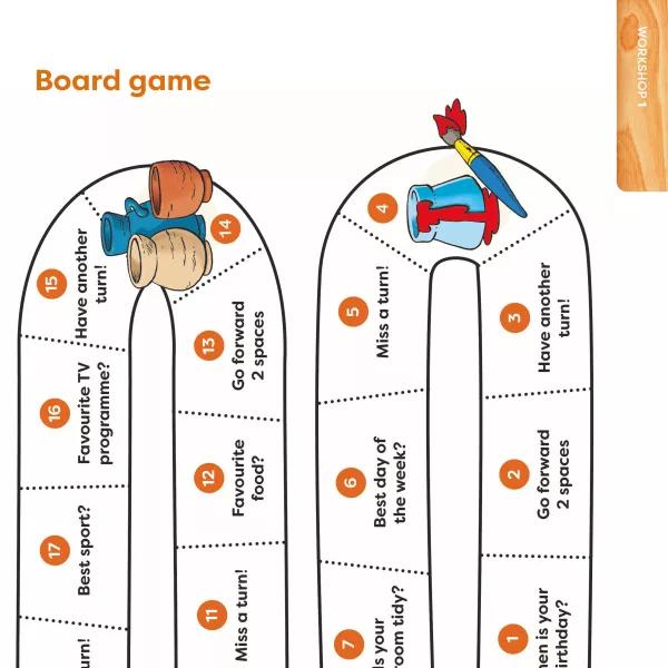 board game activity page