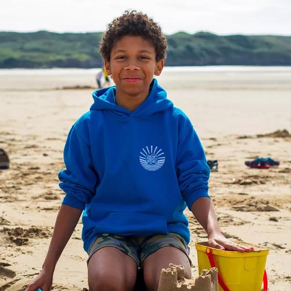 Boy on beach