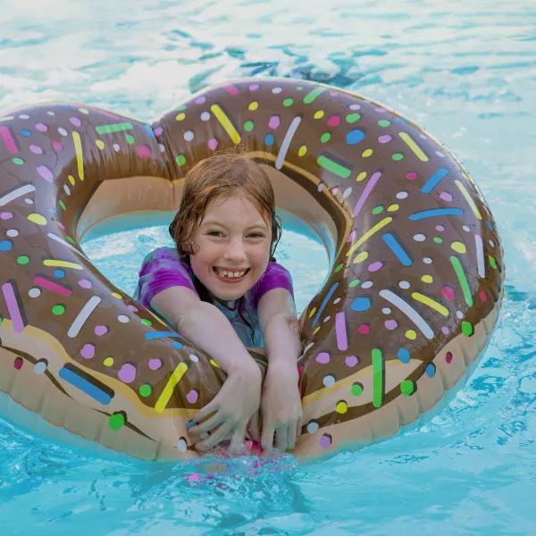 Girl swimming