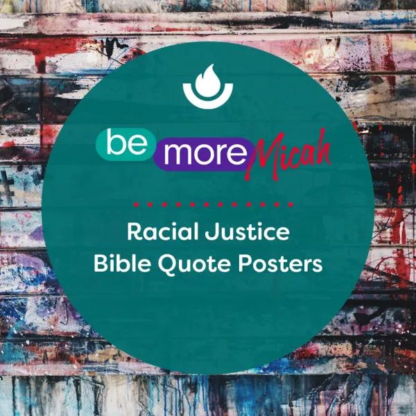 Racial Justice   Bible Quote Posters