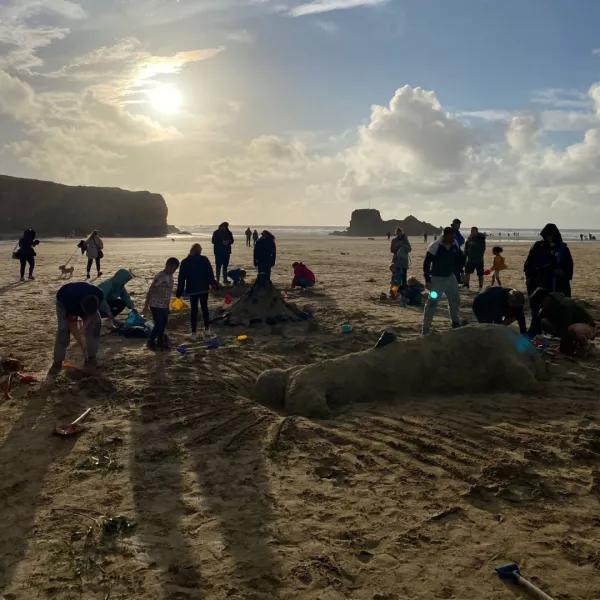 Perranporth beach