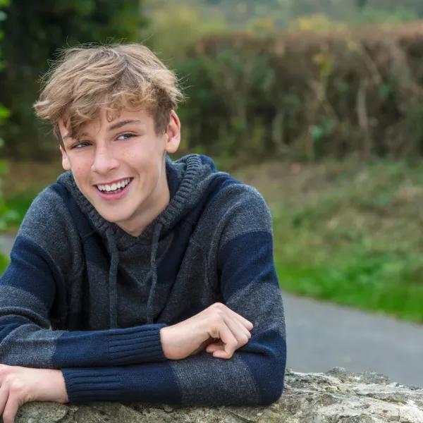 Teenage boy - young leader
