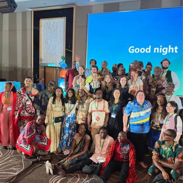 Group shot of individuals at the Global Gathering