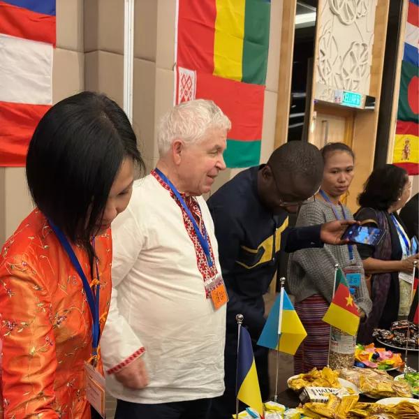 individuals at the global gathering in 2024