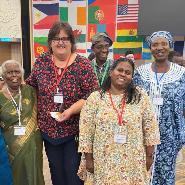 individuals at global gathering 2024