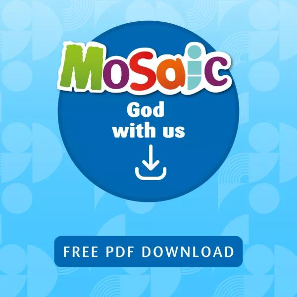 Mosaic God with us