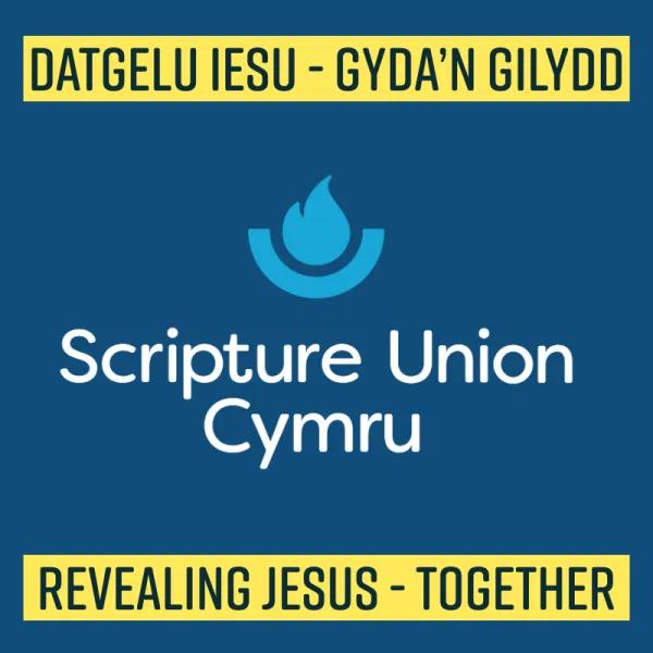 SU Cymru Logo with text revealing Jesus together Datgelu Iesu Gyda'n Gilydd